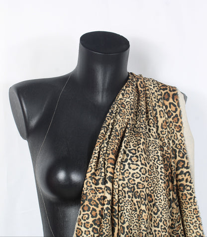 Tissu crêpe - imprimé leopard - photo 4/5 | So Tissus