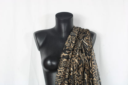 Tissu mousseline - imprimé leopard - grande tache - photo 5/5 | So Tissus