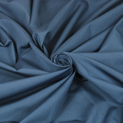 Tissu popeline de coton prestige - bleu pétrole - photo 1/4 | So Tissus