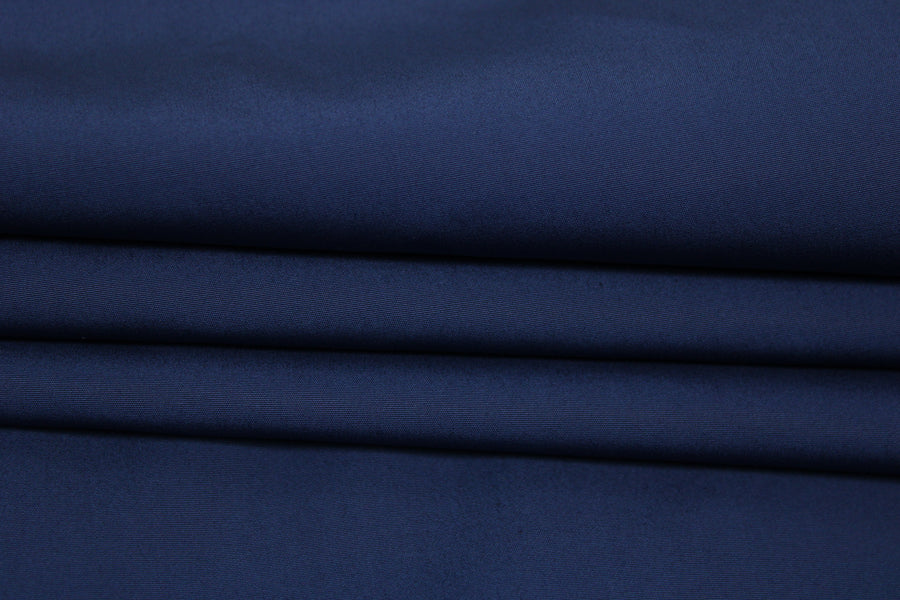 Tissu taffeta de coton - bleu marine