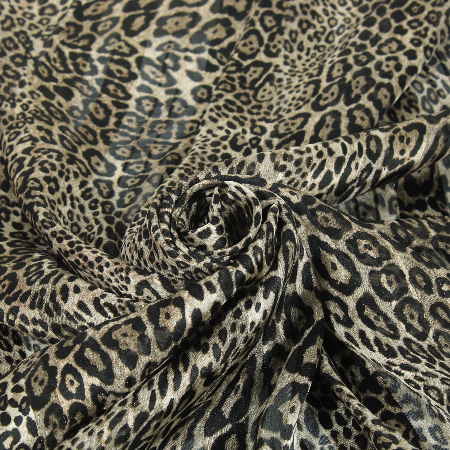 Tissu mousseline - imprimé leopard - petite taches - photo 1/5 | So Tissus