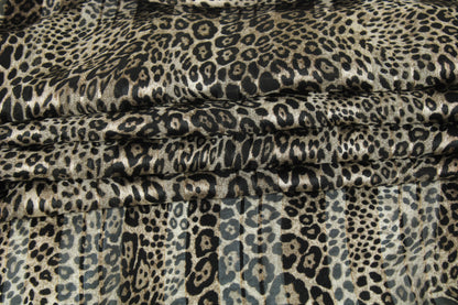 Tissu mousseline - imprimé leopard - petite taches - photo 3/5 | So Tissus