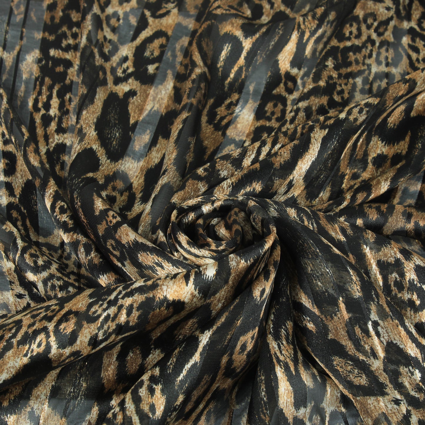 Tissu mousseline - imprimé leopard - grande tache - photo 1/5 | So Tissus