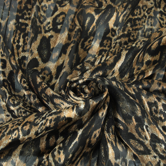 Tissu mousseline - imprimé leopard - grande tache - photo 1/5 | So Tissus