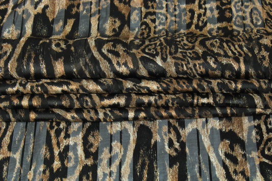 Tissu mousseline - imprimé leopard - grande tache - photo 2/5 | So Tissus