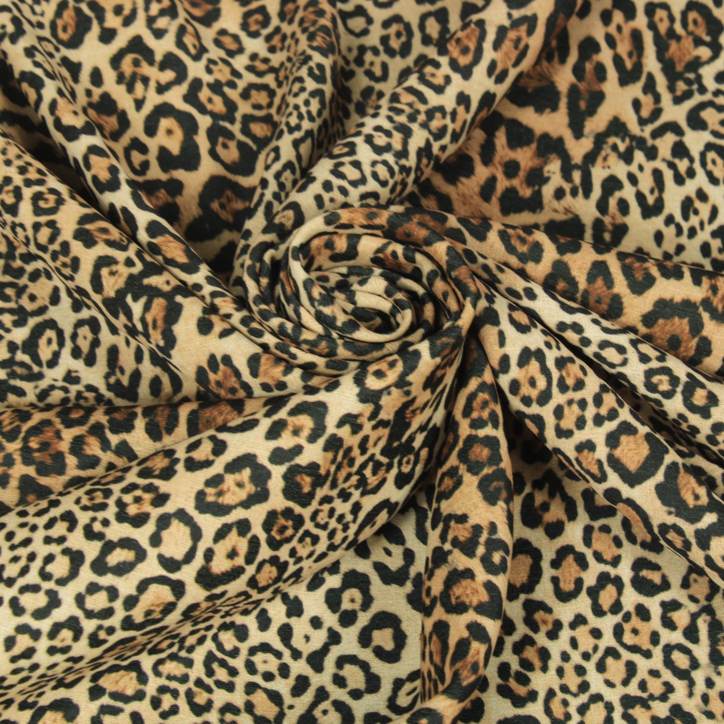 Tissu crêpe - imprimé leopard - photo 1/5 | So Tissus