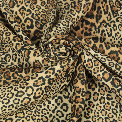 Tissu crêpe - imprimé leopard - photo 1/5 | So Tissus
