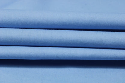 Tissu toile coton - bleu ciel - photo 2/4 | So Tissus
