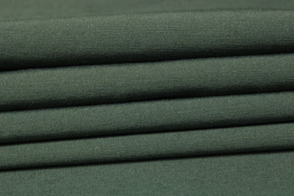 Tissu coton stretch - kaki - photo 2/4 | So Tissus
