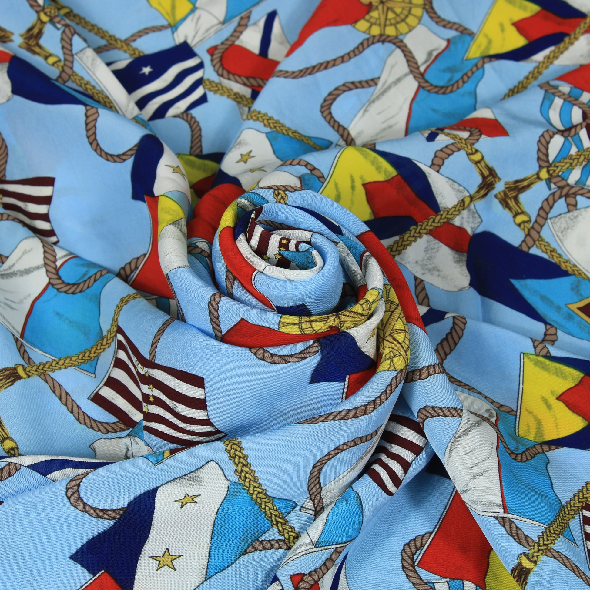 Tissu viscose - imprimé drapeau - multicolore - photo 1/5 | So Tissus