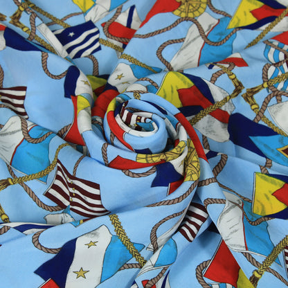 Tissu viscose - imprimé drapeau - multicolore - photo 1/5 | So Tissus