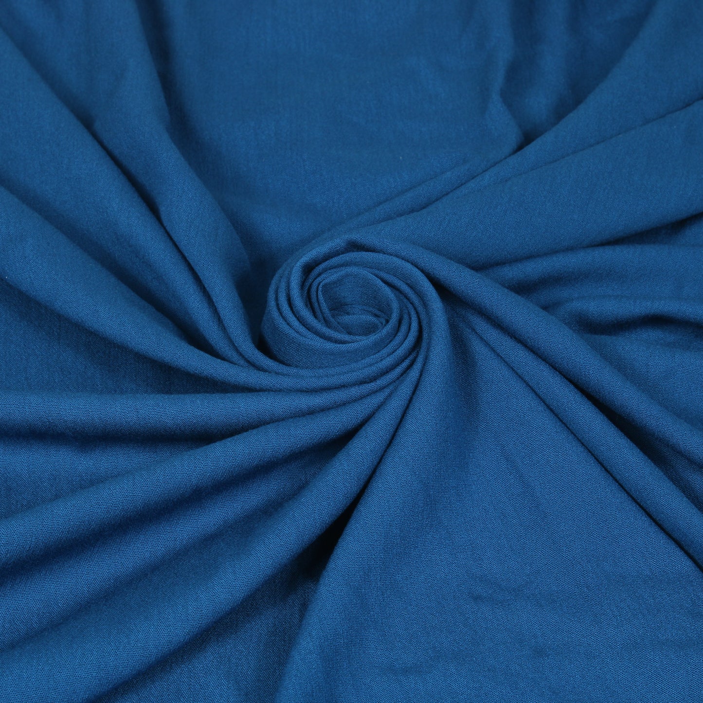 Tissu crêpon viscose - bleu canard - photo 1/4 | So Tissus