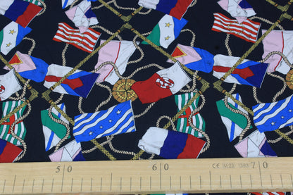 Tissu crepe de chine - imprimé drapeau - multicolore - photo 5/5 | So Tissus