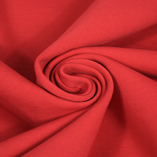 Tissu molleton japonais stretch - fraise écrasé - photo 1/4 | So Tissus