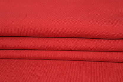 Tissu molleton japonais stretch - fraise écrasé - photo 2/4 | So Tissus