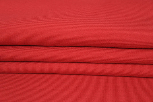 Tissu molleton japonais stretch - fraise écrasé - photo 2/4 | So Tissus