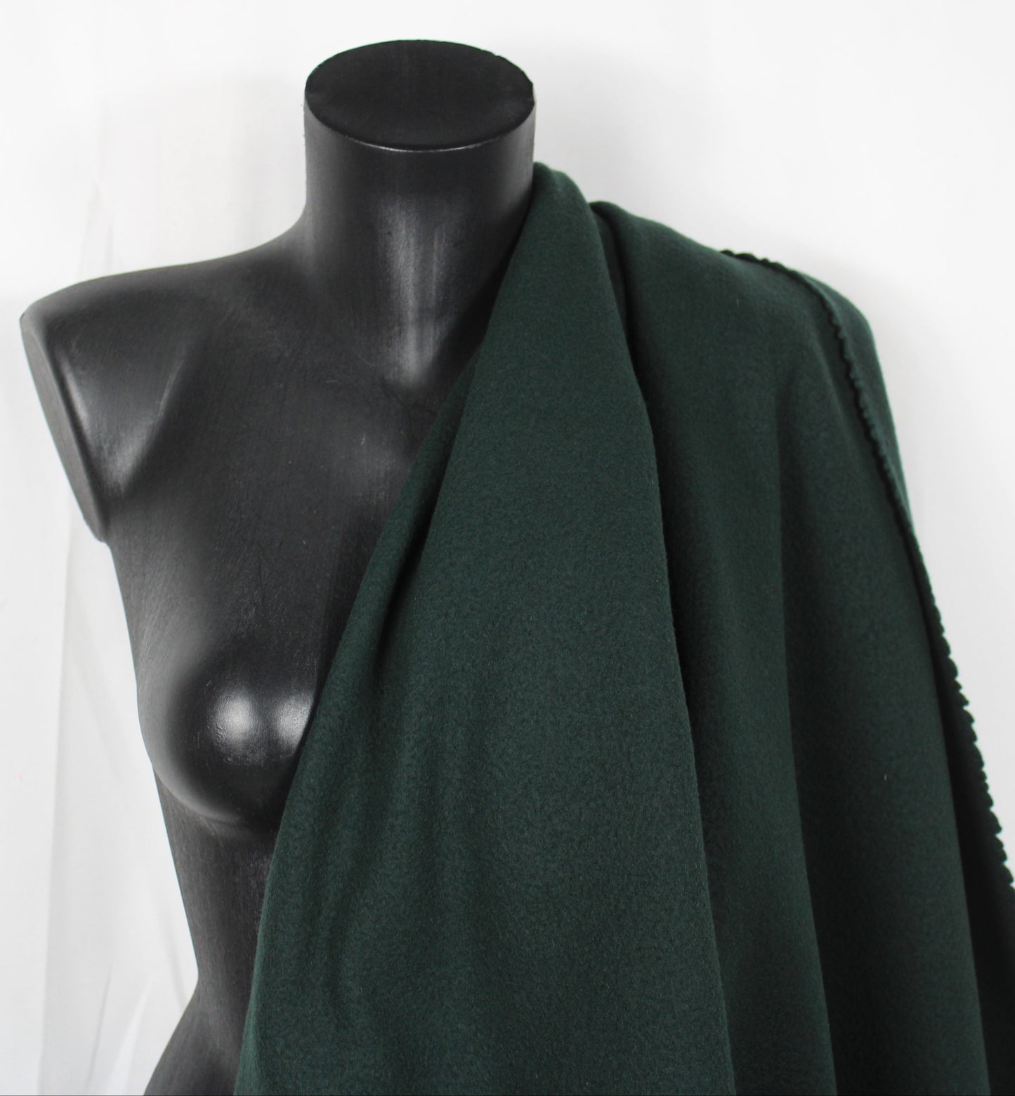 Tissu drap de laine - vert anglais - photo 3/4 | So Tissus
