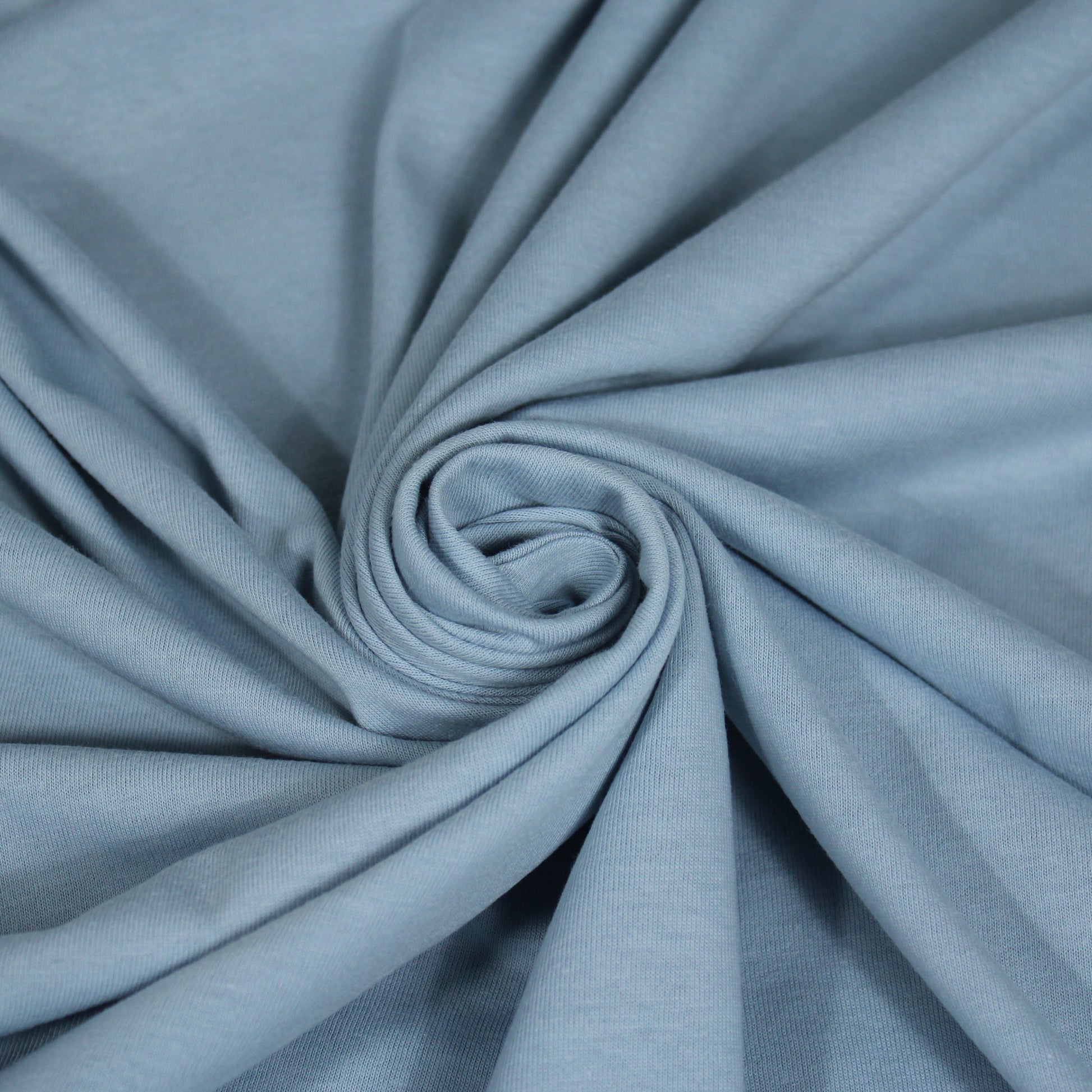 Tissu jersey coton - bleu ciel - photo 1/4 | So Tissus