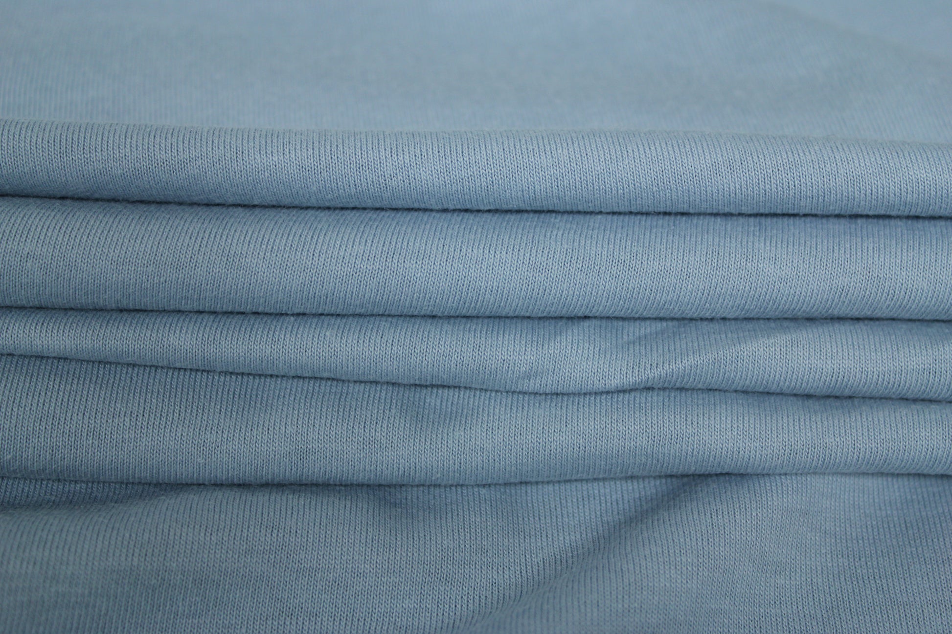 Tissu jersey coton - bleu ciel - photo 2/4 | So Tissus