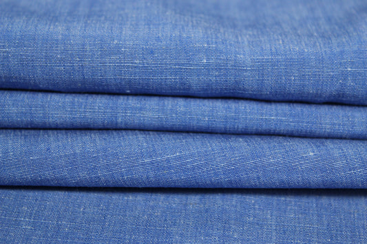 Tissu chambray  - bleu - photo 2/4 | So Tissus