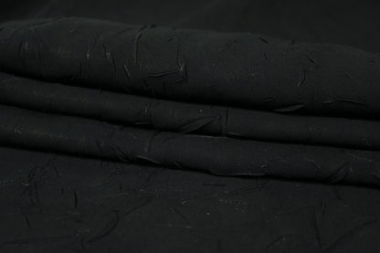 Tissu crêpon  - noir - photo 2/4 | So Tissus