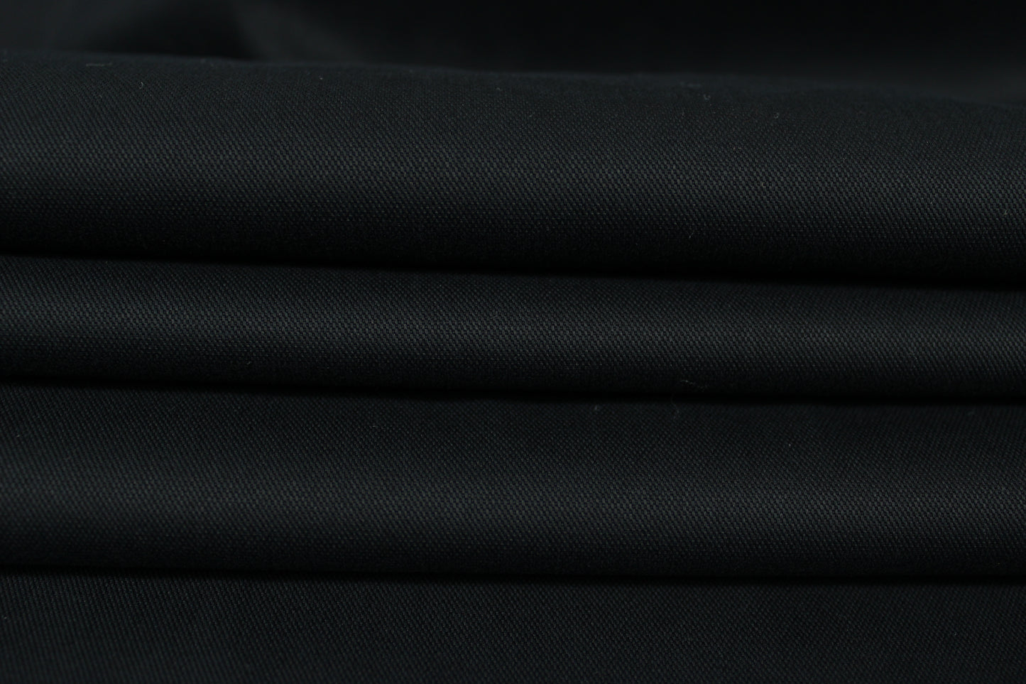 Tissu gabardine de coton stretch - noir - photo 2/4 | So Tissus
