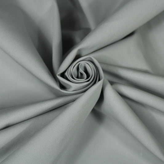 Tissu popeline de coton premium - gris perle - photo 1/4 | So Tissus