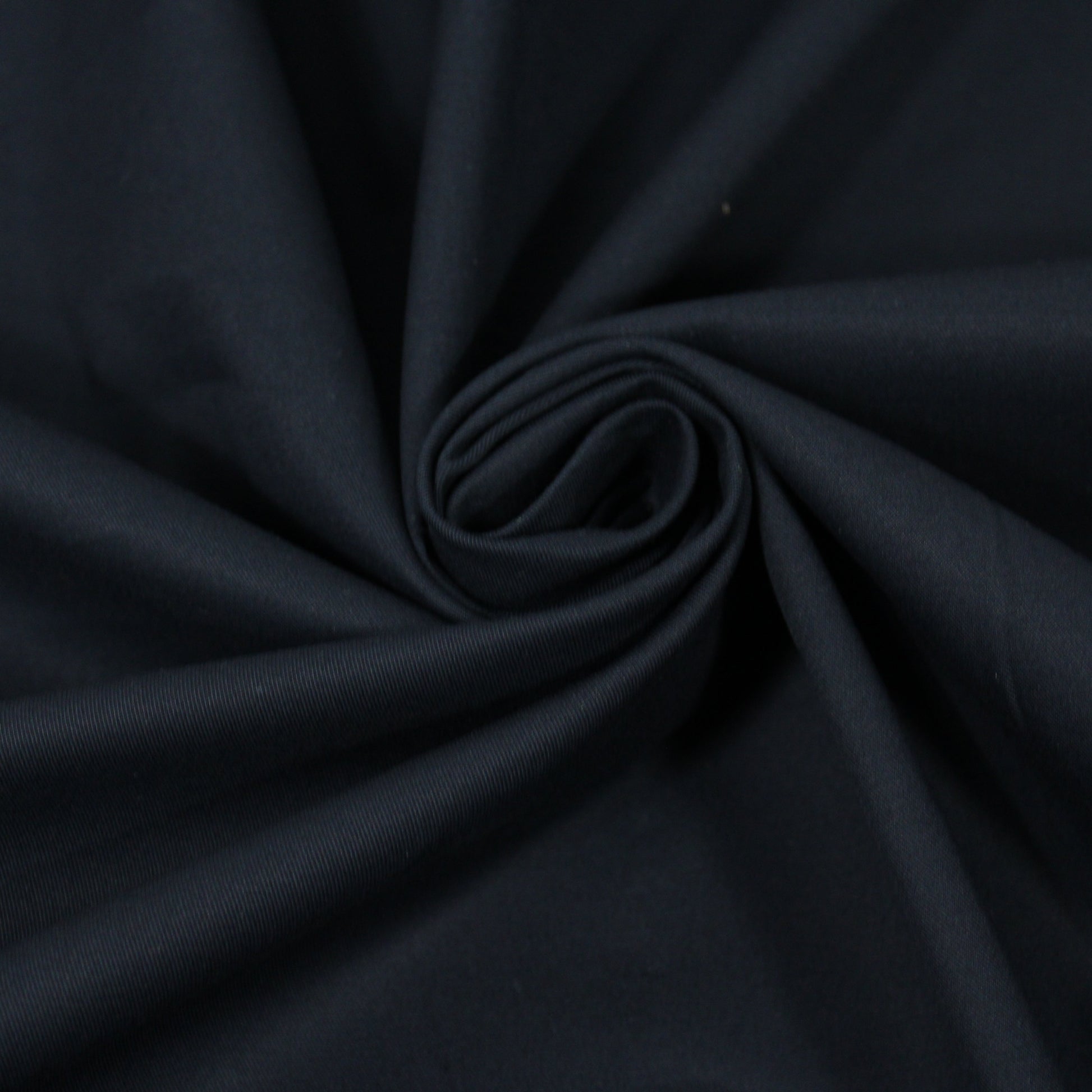 Tissu popeline de coton prestige stretch - bleu marine - photo 1/4 | So Tissus