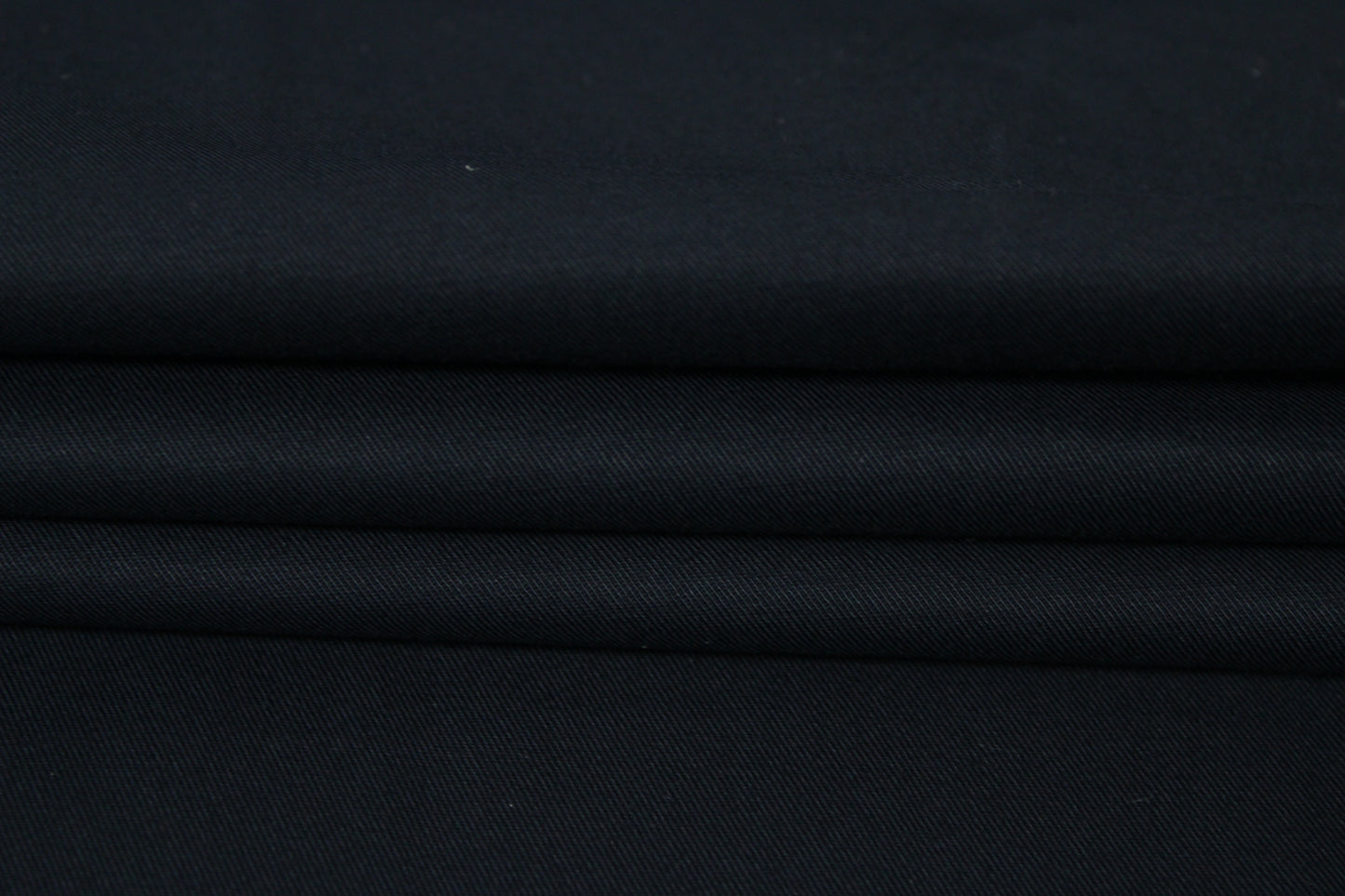 Tissu popeline de coton prestige stretch - bleu marine - photo 2/4 | So Tissus