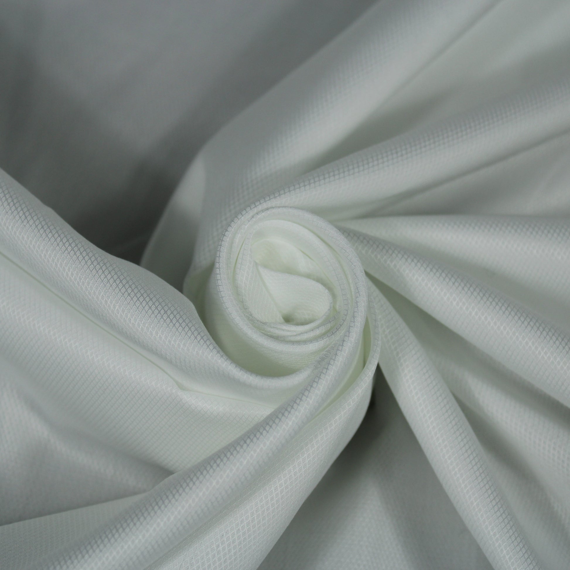Tissu popeline piqué de coton prestige - blanc - photo 1/4 | So Tissus