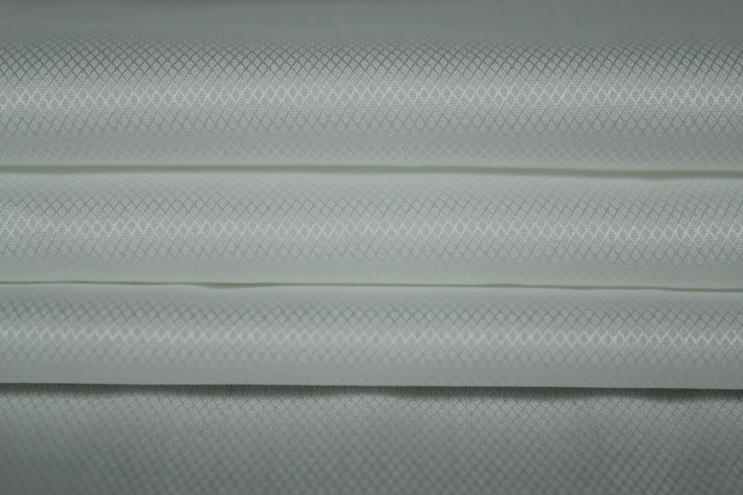 Tissu popeline piqué de coton prestige - blanc - photo 2/4 | So Tissus