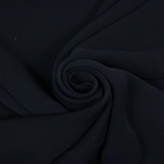 Tissu crepe stretch - bleu marine - photo 1/4 | So Tissus
