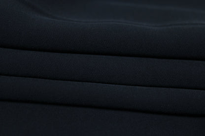 Tissu crepe stretch - bleu marine - photo 2/4 | So Tissus