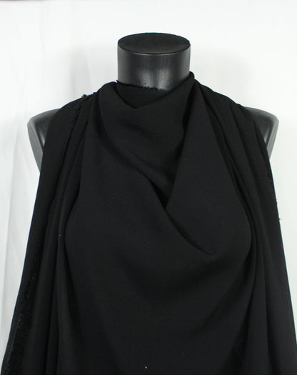 Tissu crêpe viscose - noir - photo 3/4 | So Tissus