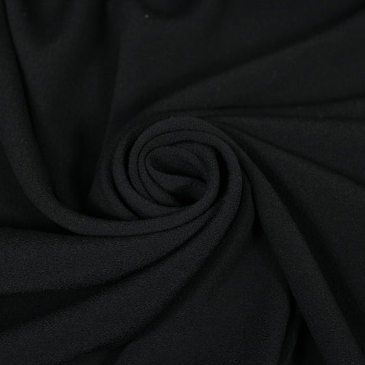 Tissu crêpe viscose - noir - photo 1/4 | So Tissus