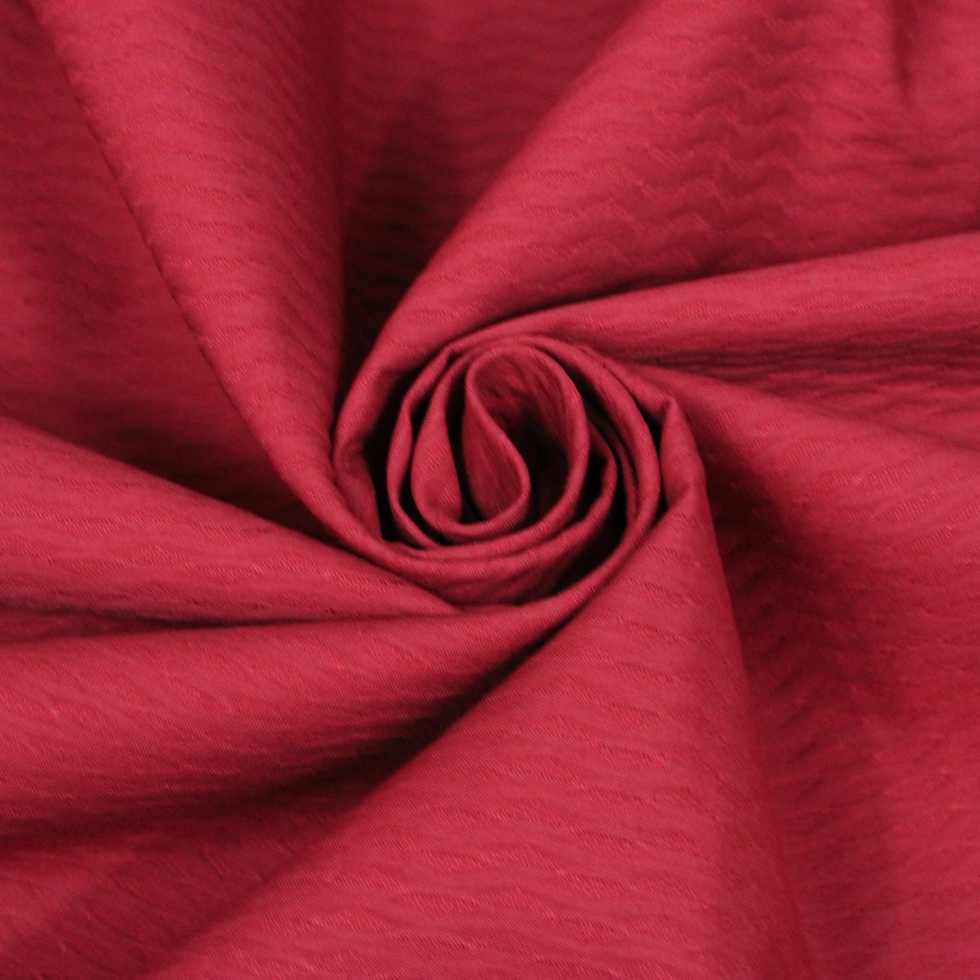 Tissu coton gaufré - framboise - photo 1/4 | So Tissus