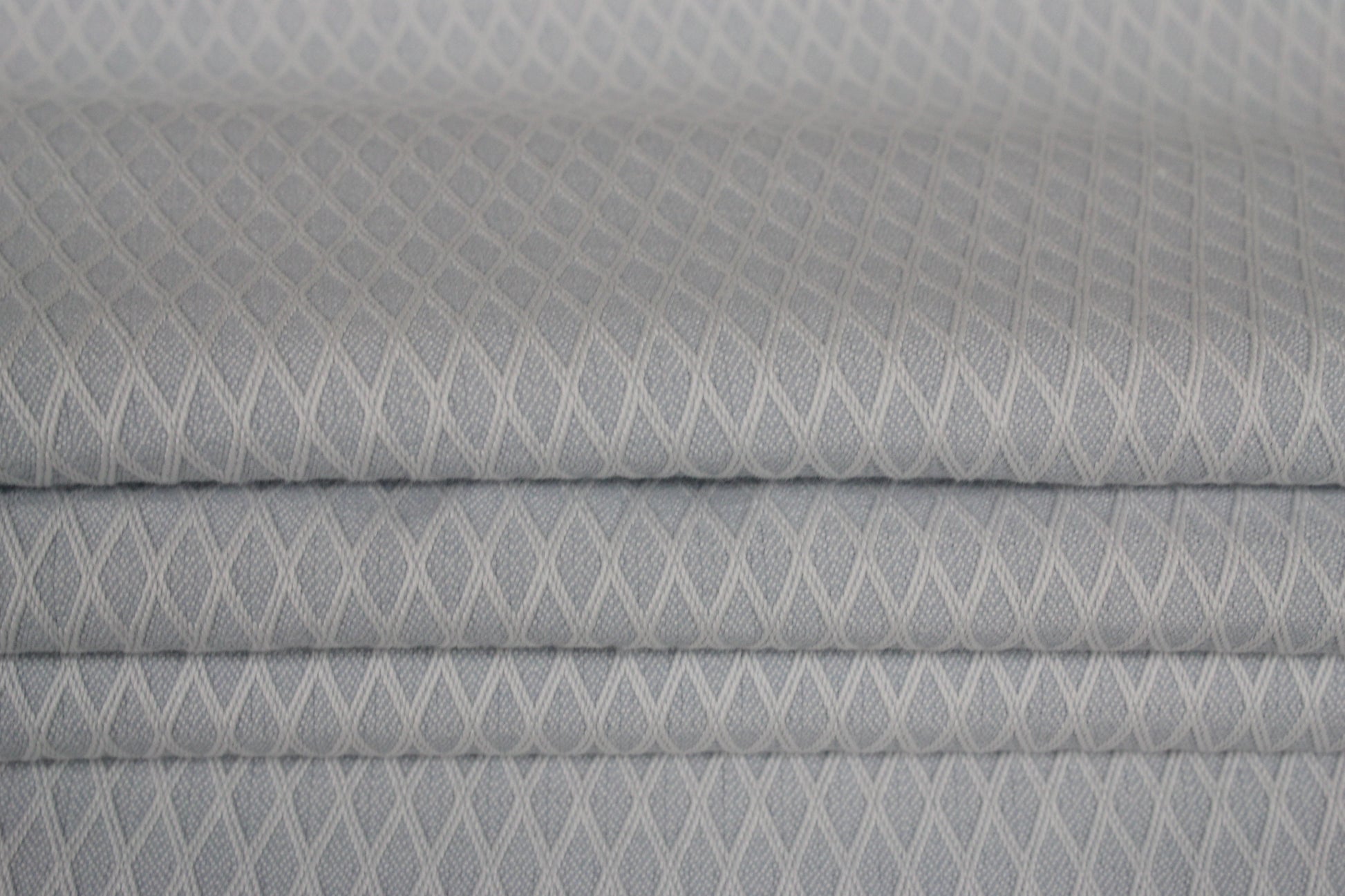 Tissu popeline de coton alvéolé - bleu ciel et blanc - photo 2/4 | So Tissus