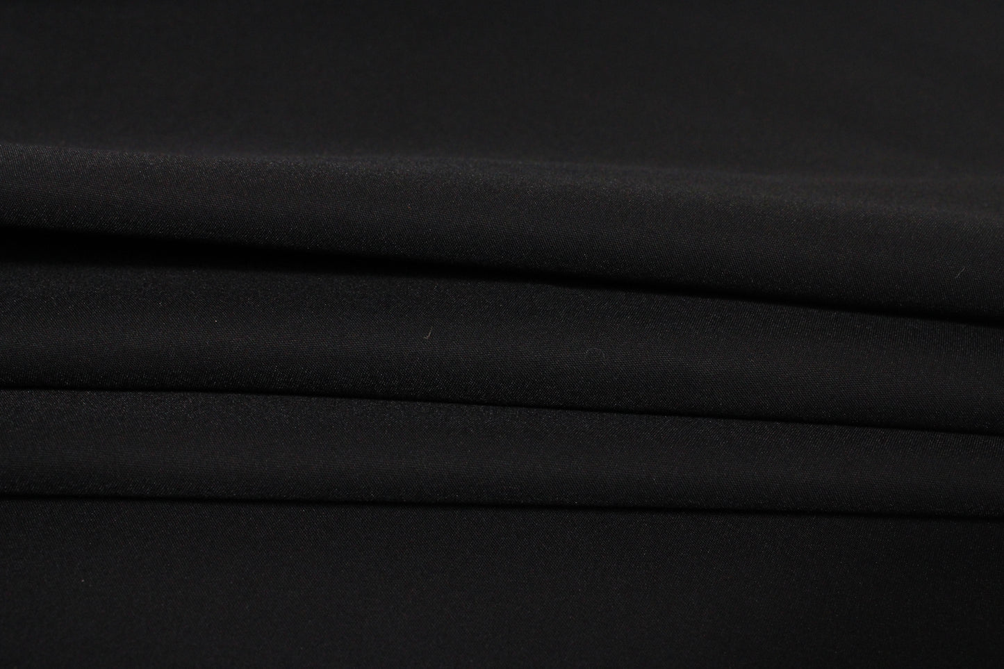 Tissu coton stretch prestige - noir - photo 2/4 | So Tissus