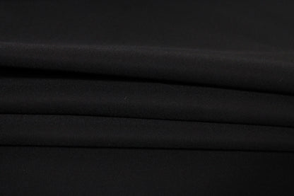 Tissu coton stretch prestige - noir - photo 2/4 | So Tissus