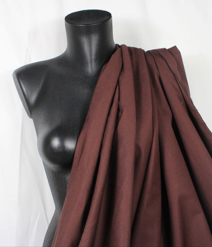 Tissu popeline de coton premium - acajou - photo 4/4 | So Tissus