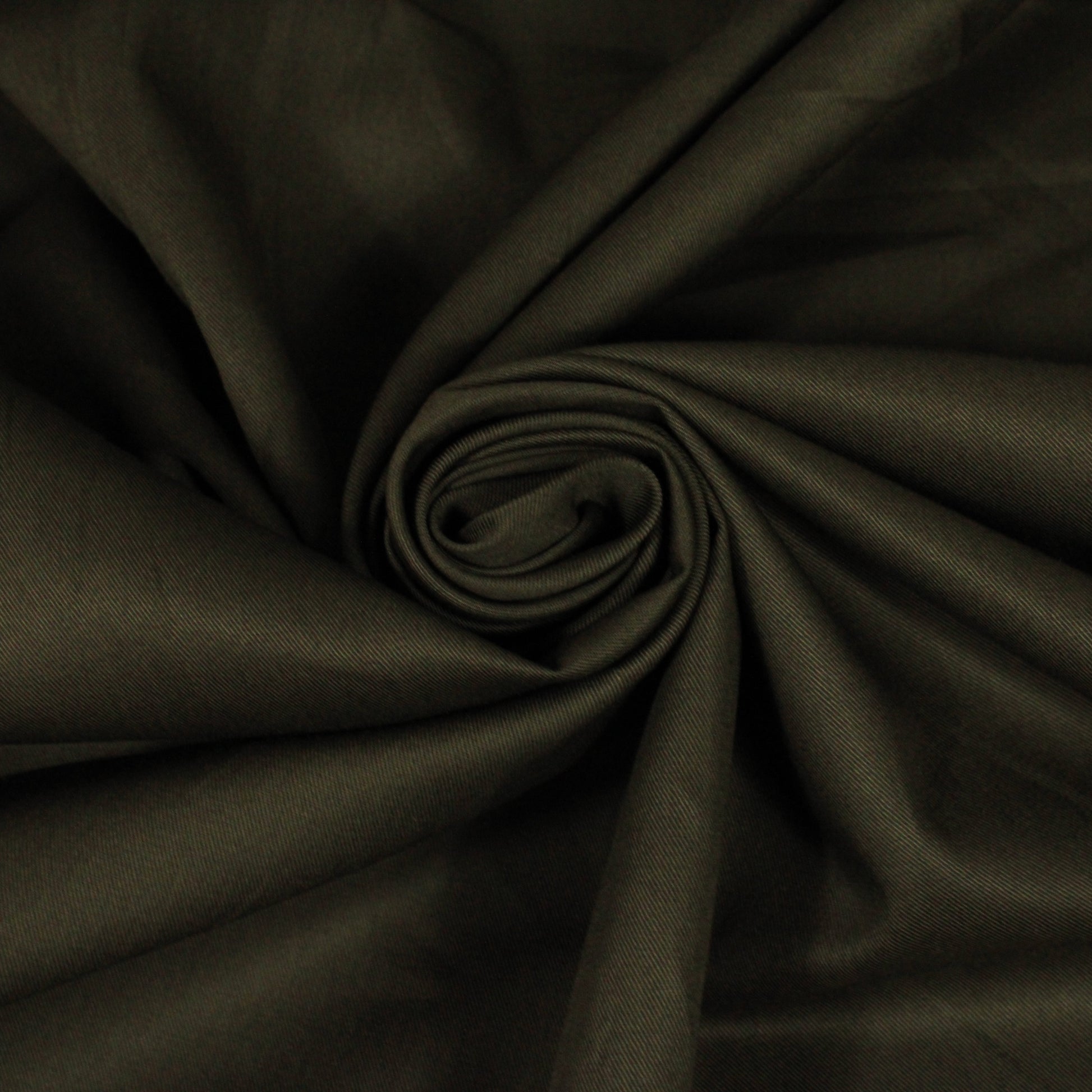 Tissu popeline de coton  - marron foncé - photo 1/4 | So Tissus