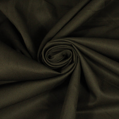Tissu popeline de coton  - marron foncé - photo 1/4 | So Tissus