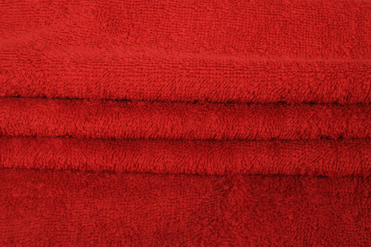 Tissu éponge - rouge - photo 2/4 | So Tissus