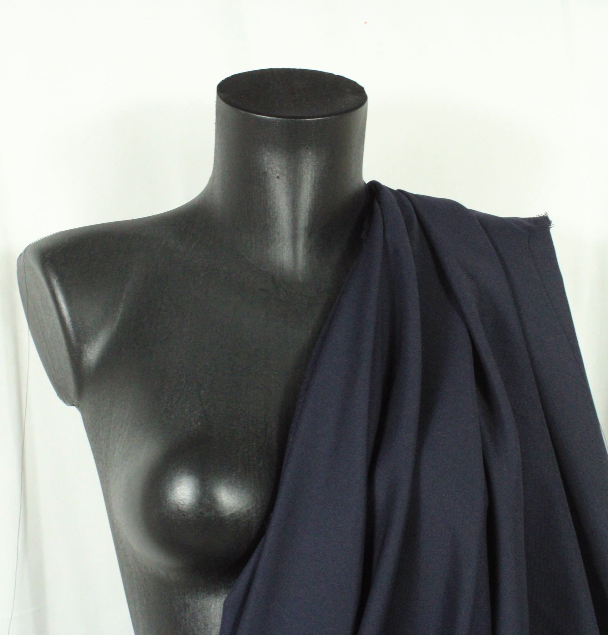 Tissu gabardine de coton - bleu marine - photo 4/4 | So Tissus