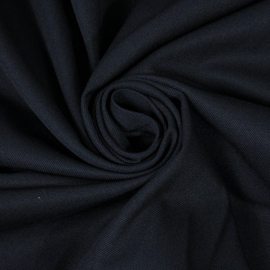 Tissu gabardine de coton - bleu marine - photo 1/4 | So Tissus