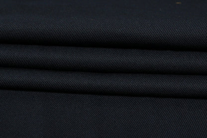 Tissu gabardine de coton - bleu marine - photo 2/4 | So Tissus