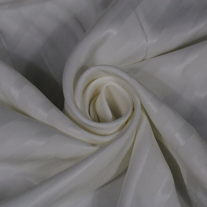 Tissu viscose - à rayures ton sur ton - blanc - photo 1/4 | So Tissus