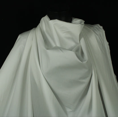 Tissu popeline de coton prestige - blanc - photo 3/4 | So Tissus