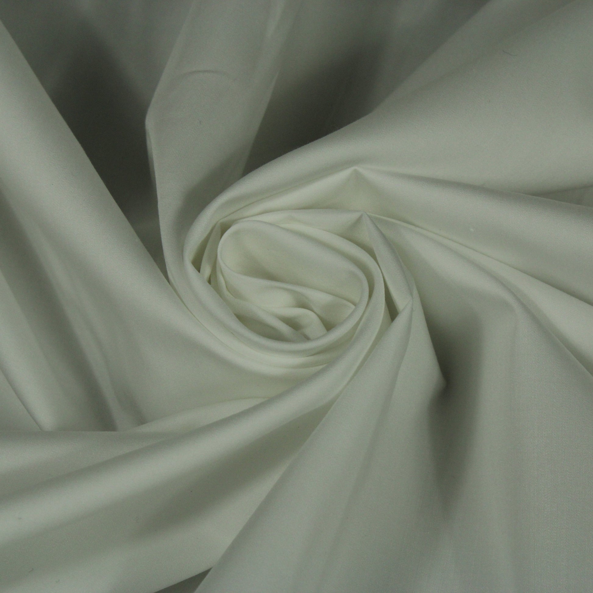 Tissu popeline de coton prestige - blanc - photo 1/4 | So Tissus