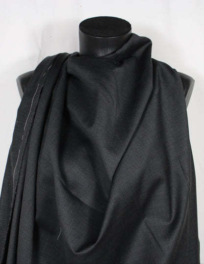 Tissu laine froide stretch - gris anthracite - photo 4/4 | So Tissus